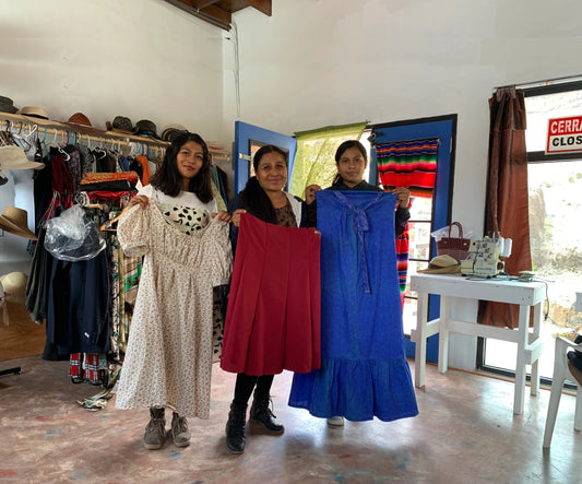 Mother’s Day Mom & daughter sewing class at Rosa's studio Casa Del Sol Naciente
