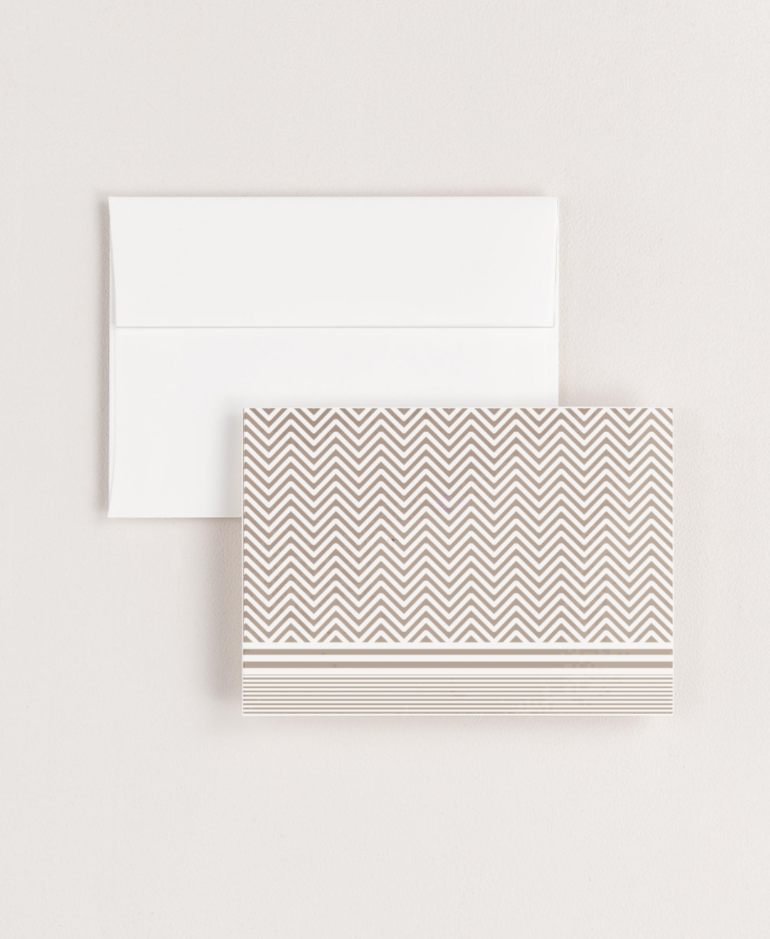 Cabana Sky Herringbone Blank Cards