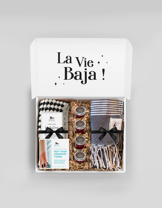 Turkish Towel Hamper - C'est La Vie Baja