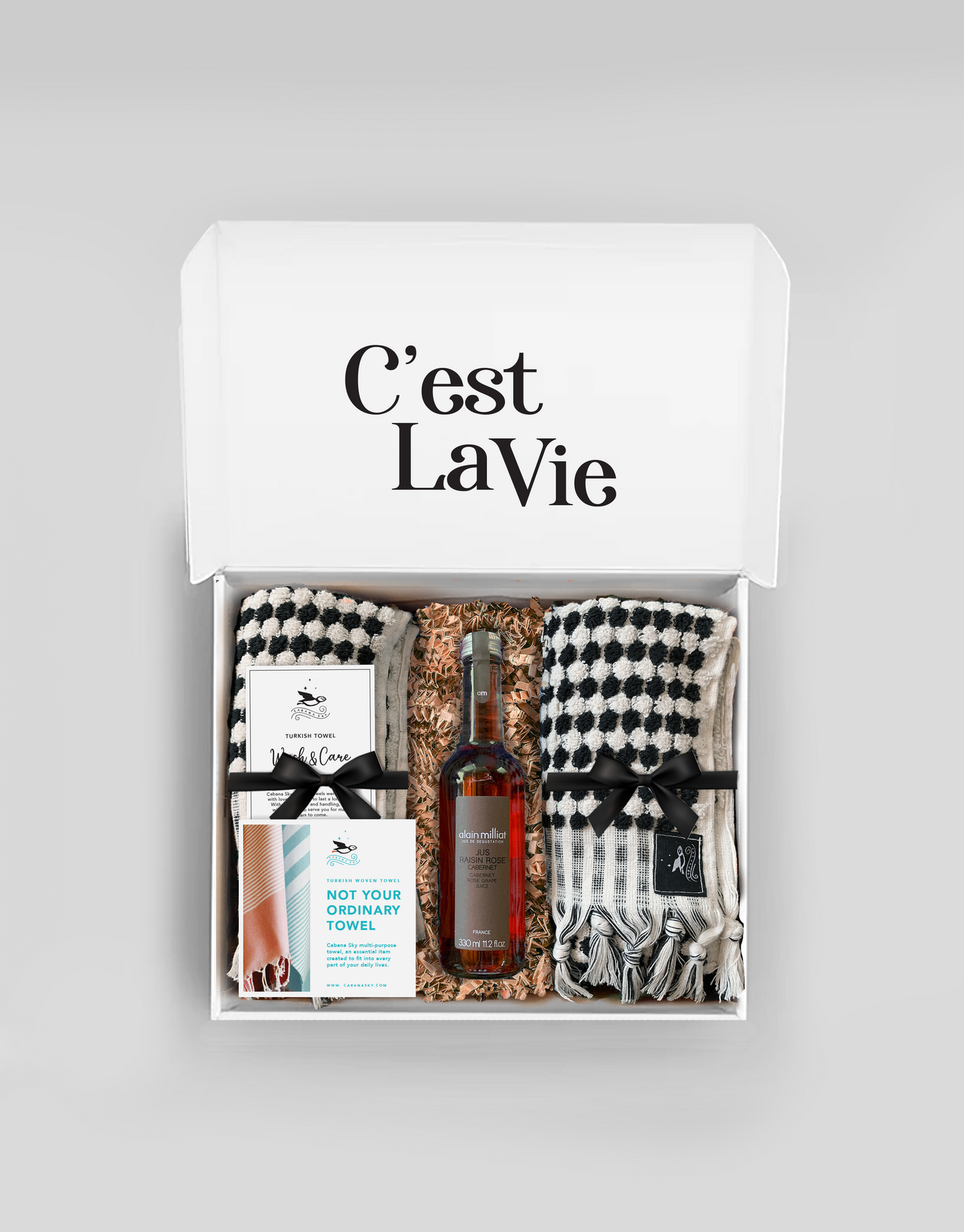 Turkish Towel Hamper - La Vie Tranquille