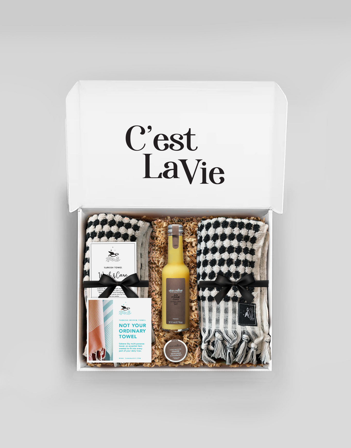 Turkish Towel Hamper - La Vie Cocktail